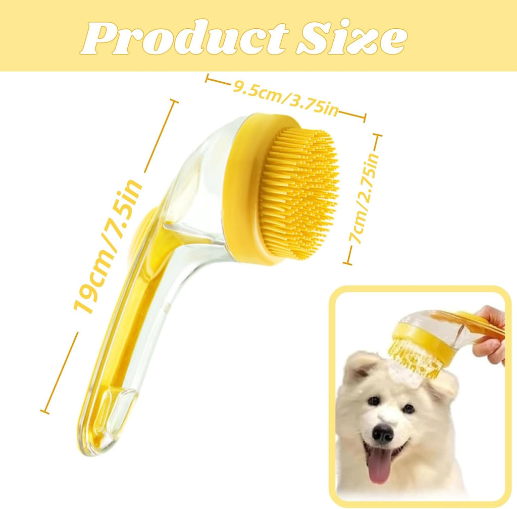 2-in-1 Pet Bath Brush detail