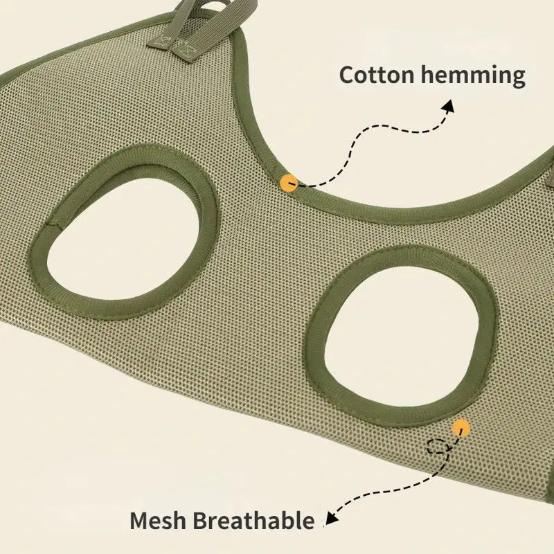 Cat Grooming Restraint Hammock detail