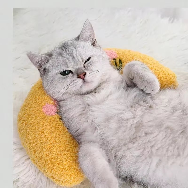 U-Shaped Pet Pillow for Cats and Dogs
