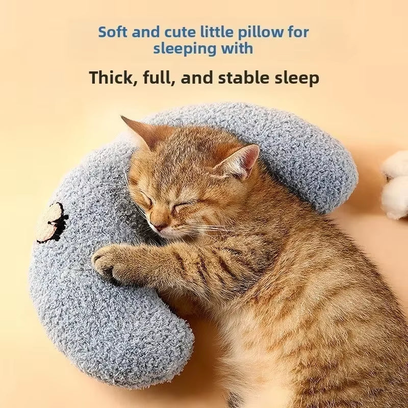 U-Shaped Pet Pillow for Cats and Dogs