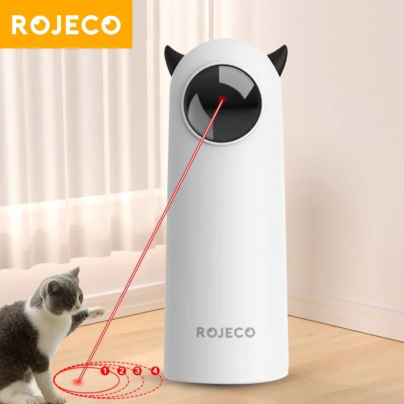 Automatic LED Laser Interactive Cat Toy - Handheld & Auto Mode