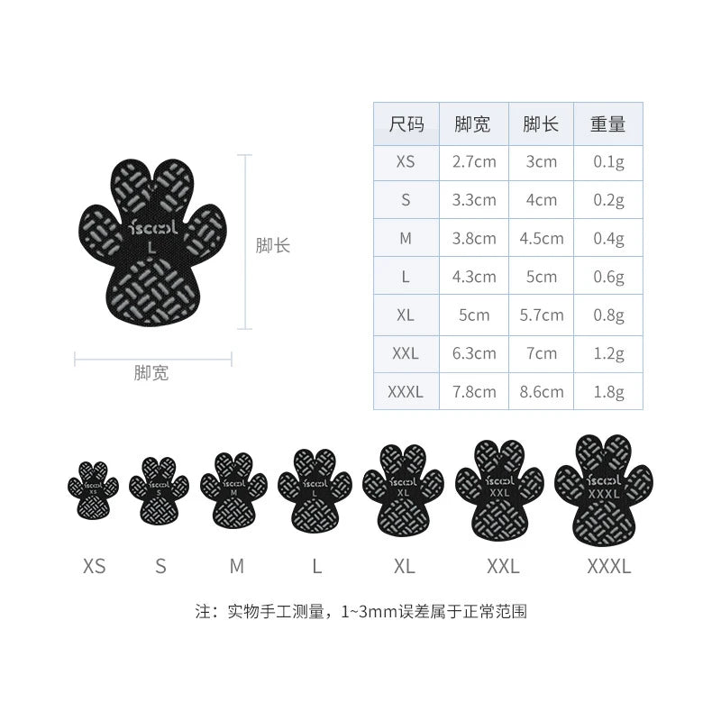 Dog Anti-Slip Paw Grips - Traction Pads for Hardwood Floors