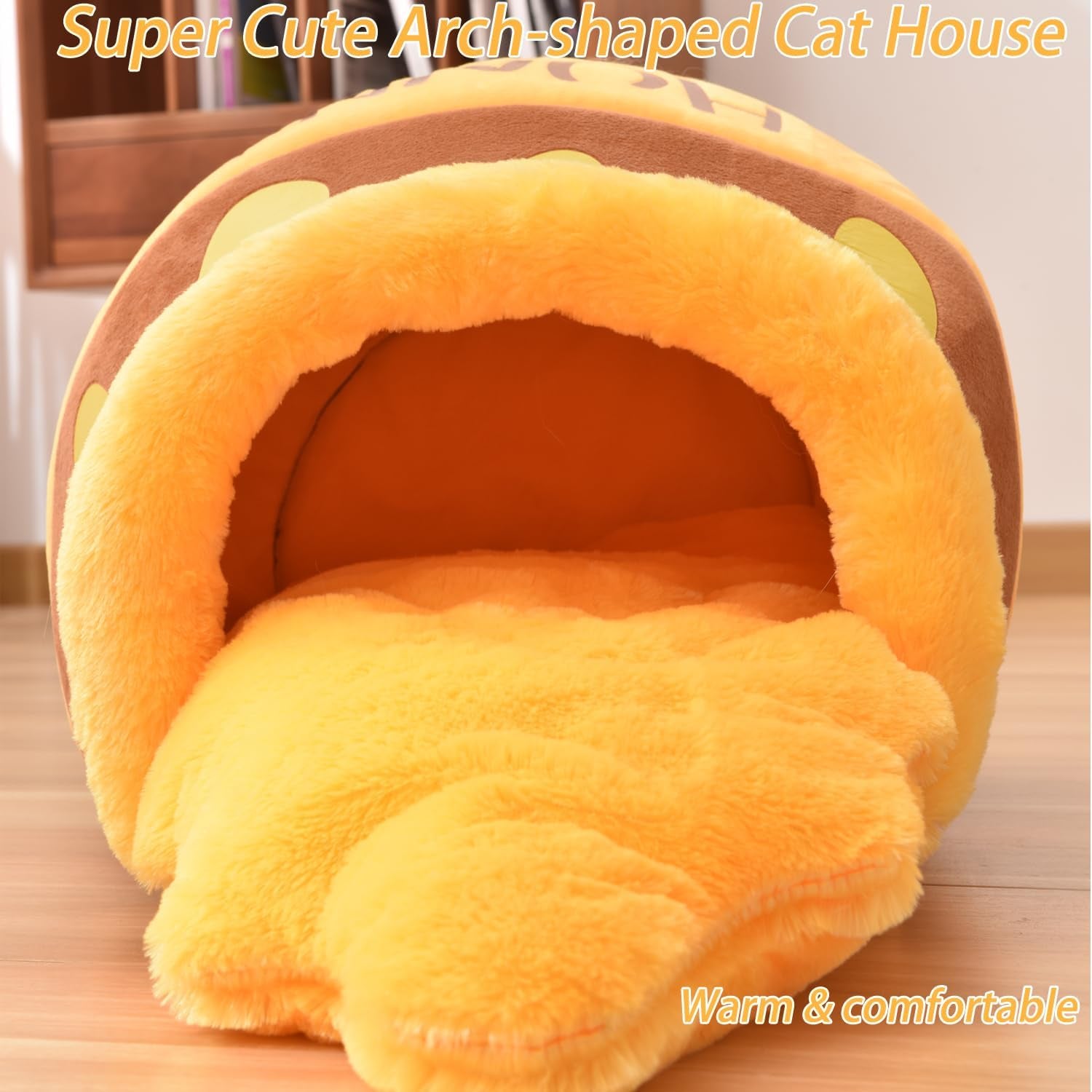 Honey Pot Cat Cave Bed - Soft Rebound Sponge Pet Nest